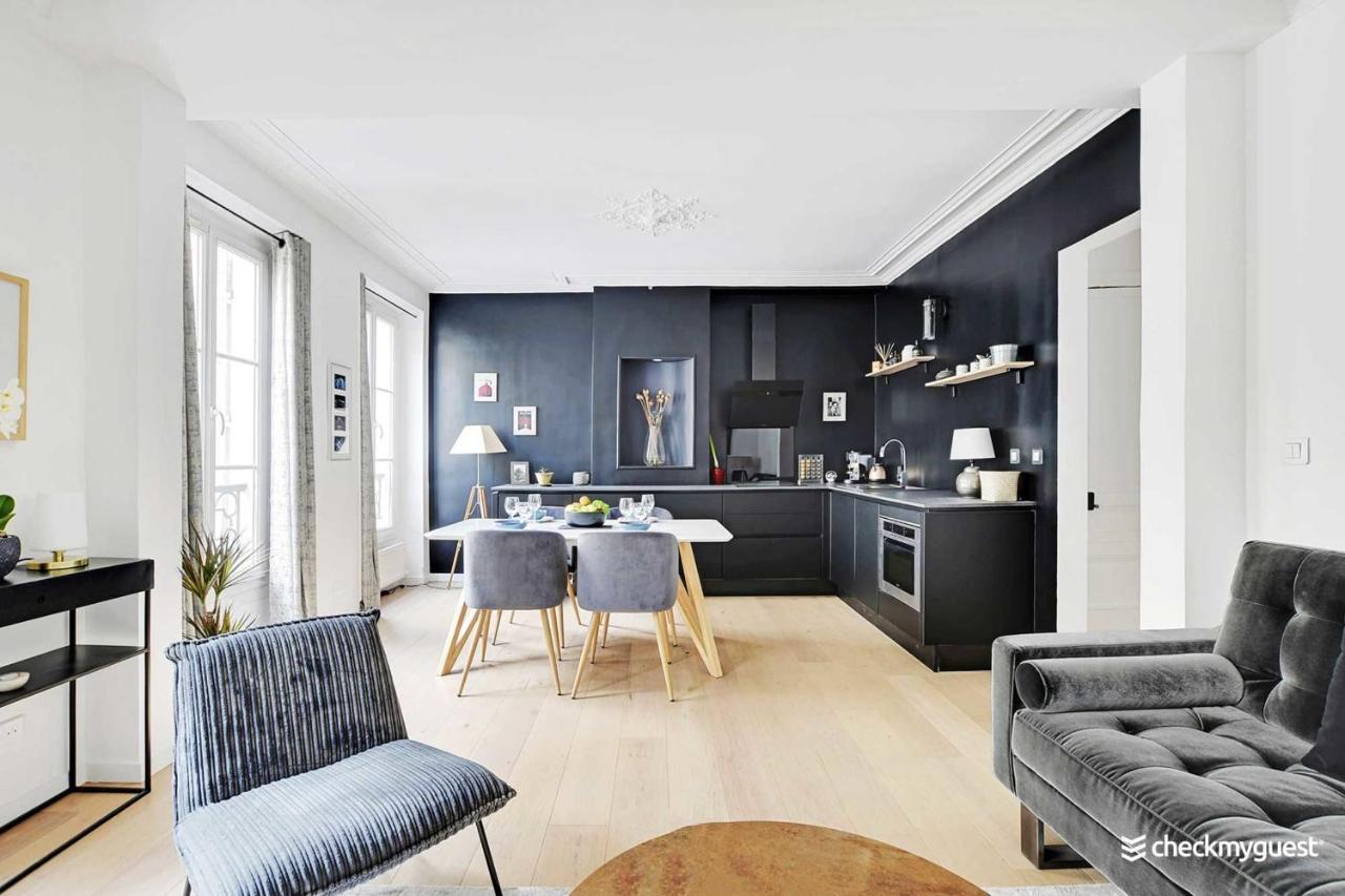 Elegant Apartment - 1Br-4P - Les Batignolles París Exterior foto